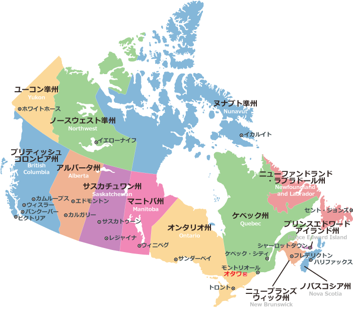Map of Canada